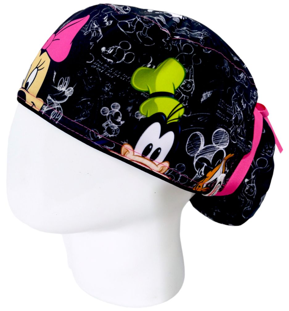 Gorro Quirúrgico Mujer y Portacarnet Minnie Friends - gorro antifluido para mujer Doctools - foto 1