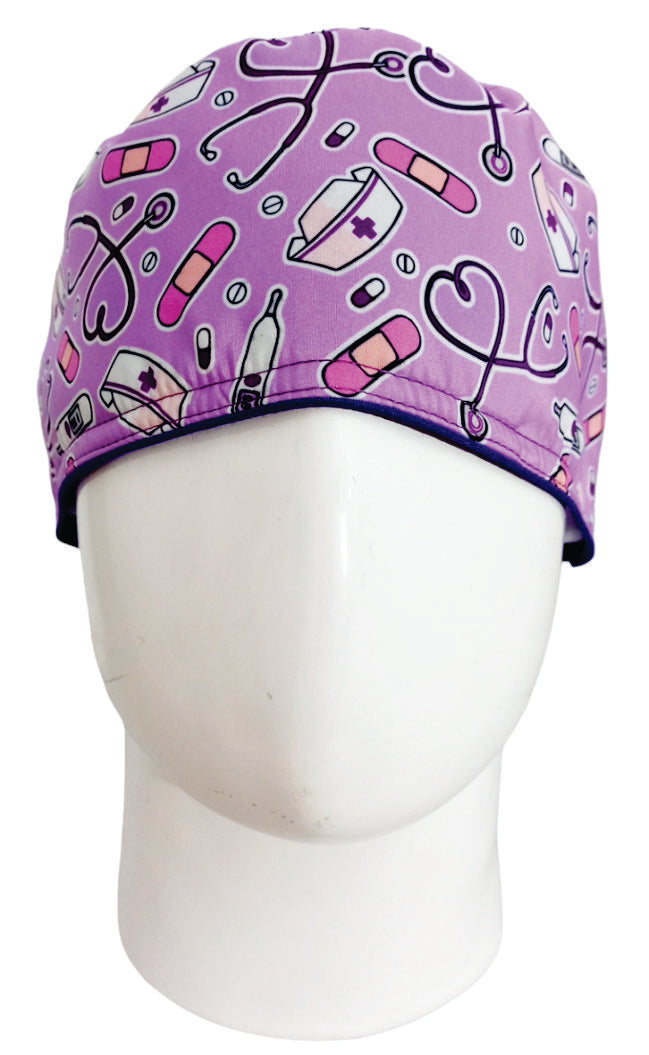 Gorro Quirúrgico Mujer y Portacarnet Nurse Enfermera - gorro antifluido para mujer Doctools - foto 3