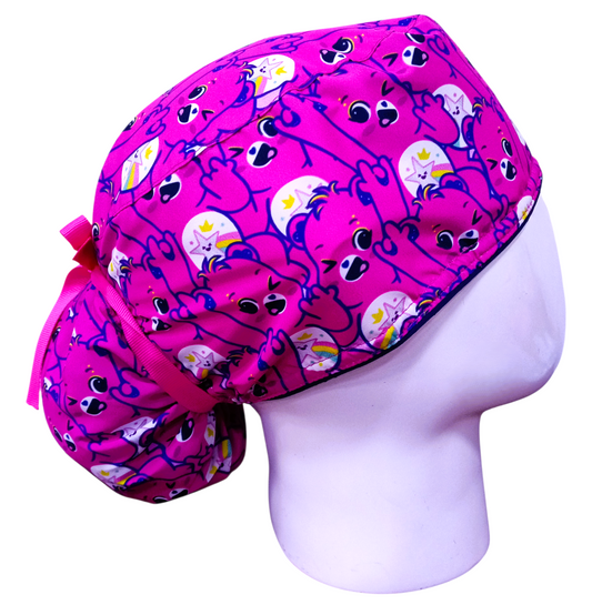 Gorro Quirúrgico Mujer y Portacarnet Ositos Cariñositos Original - gorro antifluido para mujer Doctools - foto 2
