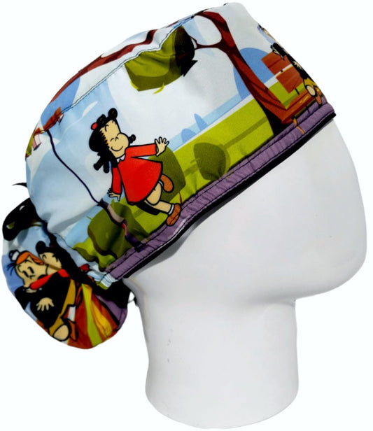 Gorro Quirúrgico Mujer y Portacarnet Pequeña Lulú - gorro antifluido para mujer Doctools - foto 2