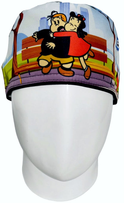 Gorro Quirúrgico Mujer y Portacarnet Pequeña Lulú - gorro antifluido para mujer Doctools - foto 3