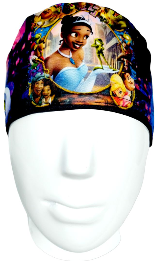Gorro Quirúrgico Mujer y Portacarnet La Princesa y el Sapo - gorro antifluido para mujer Doctools - foto 3