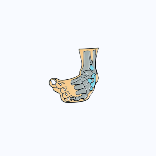 Metal Pin Bone Peace
