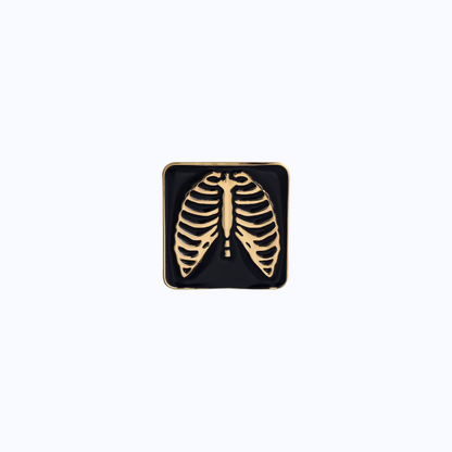 Rib Cage Enamel Pin