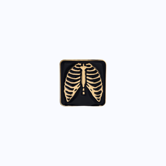 Rib Cage Enamel Pin