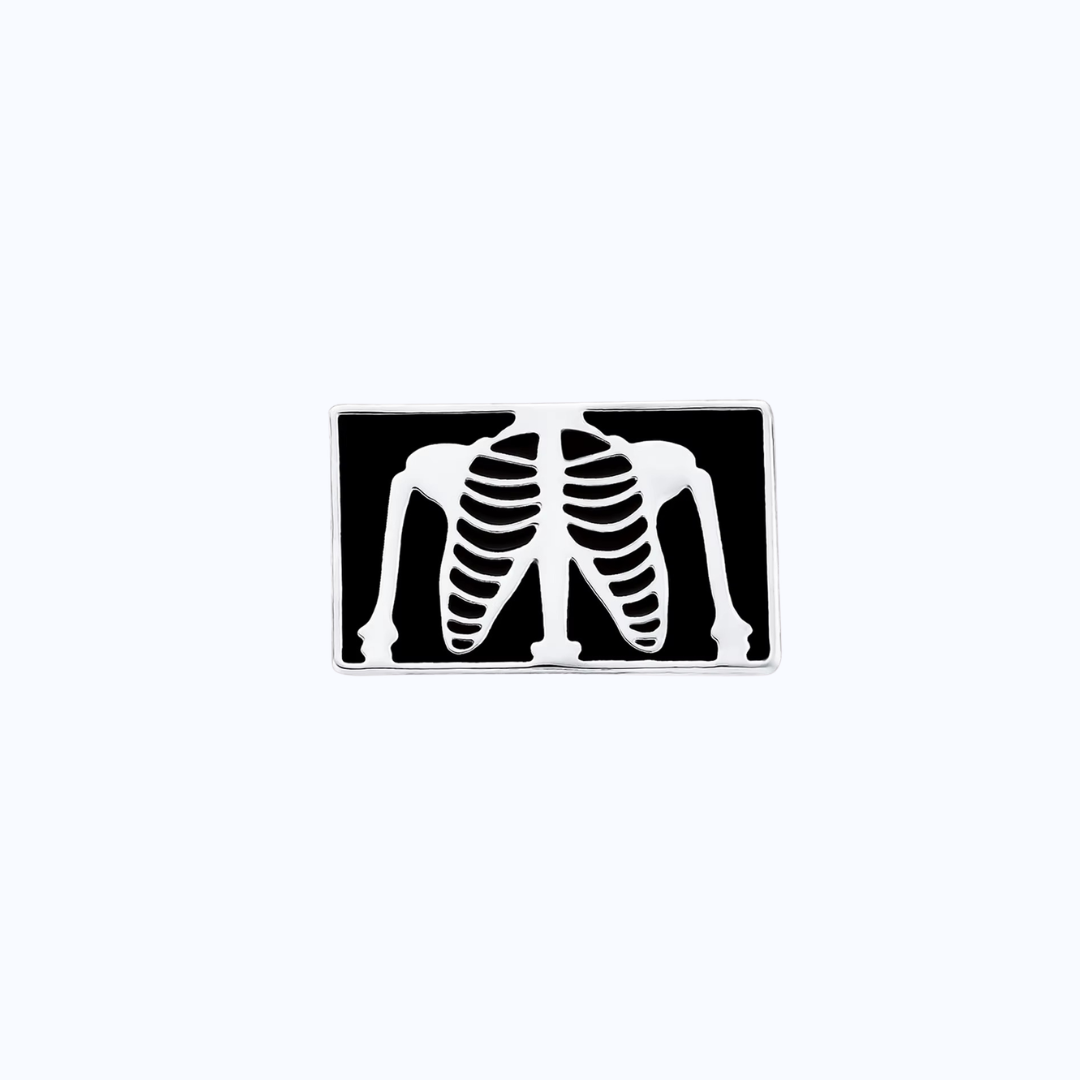Pin Metálico Rib Cage X-Ray