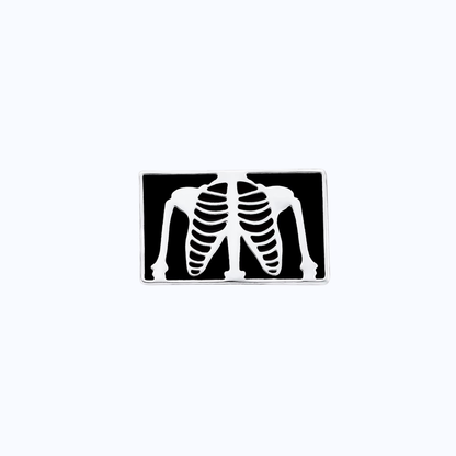 Metallic Rib Cage X-Ray Pin