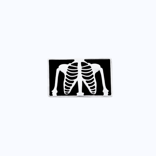 Metallic Rib Cage X-Ray Pin