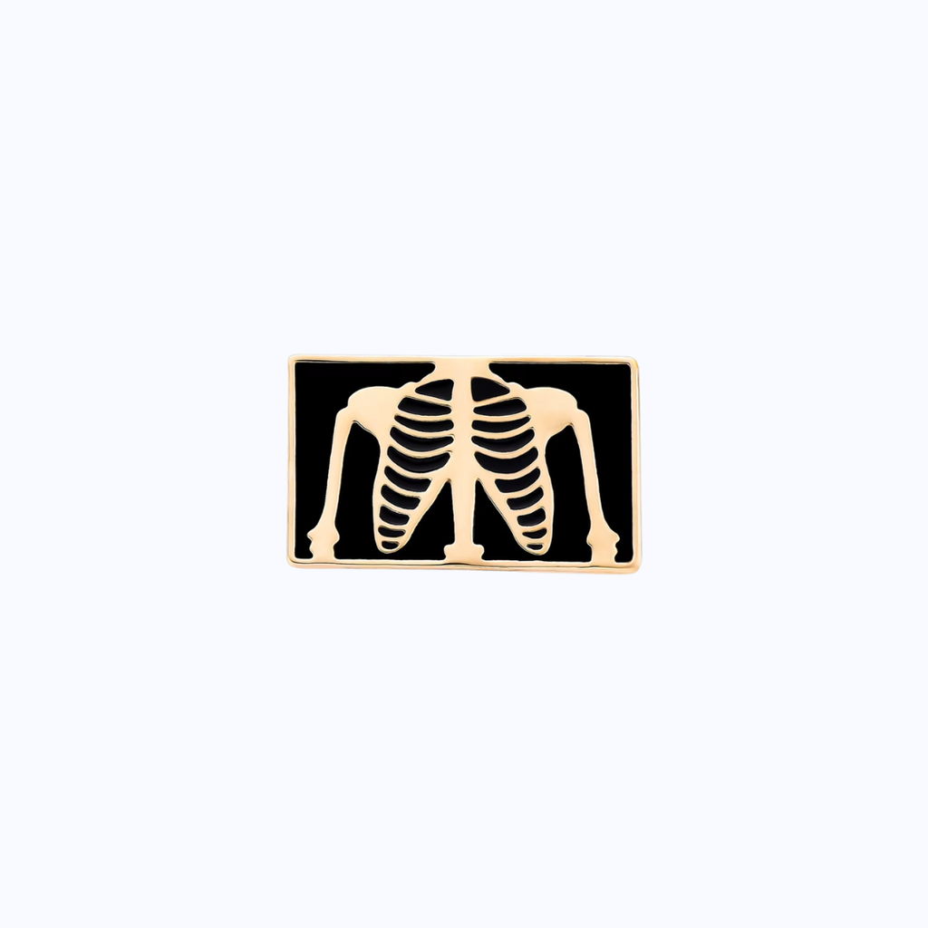 Pin Metálico Rib Cage X-Ray
