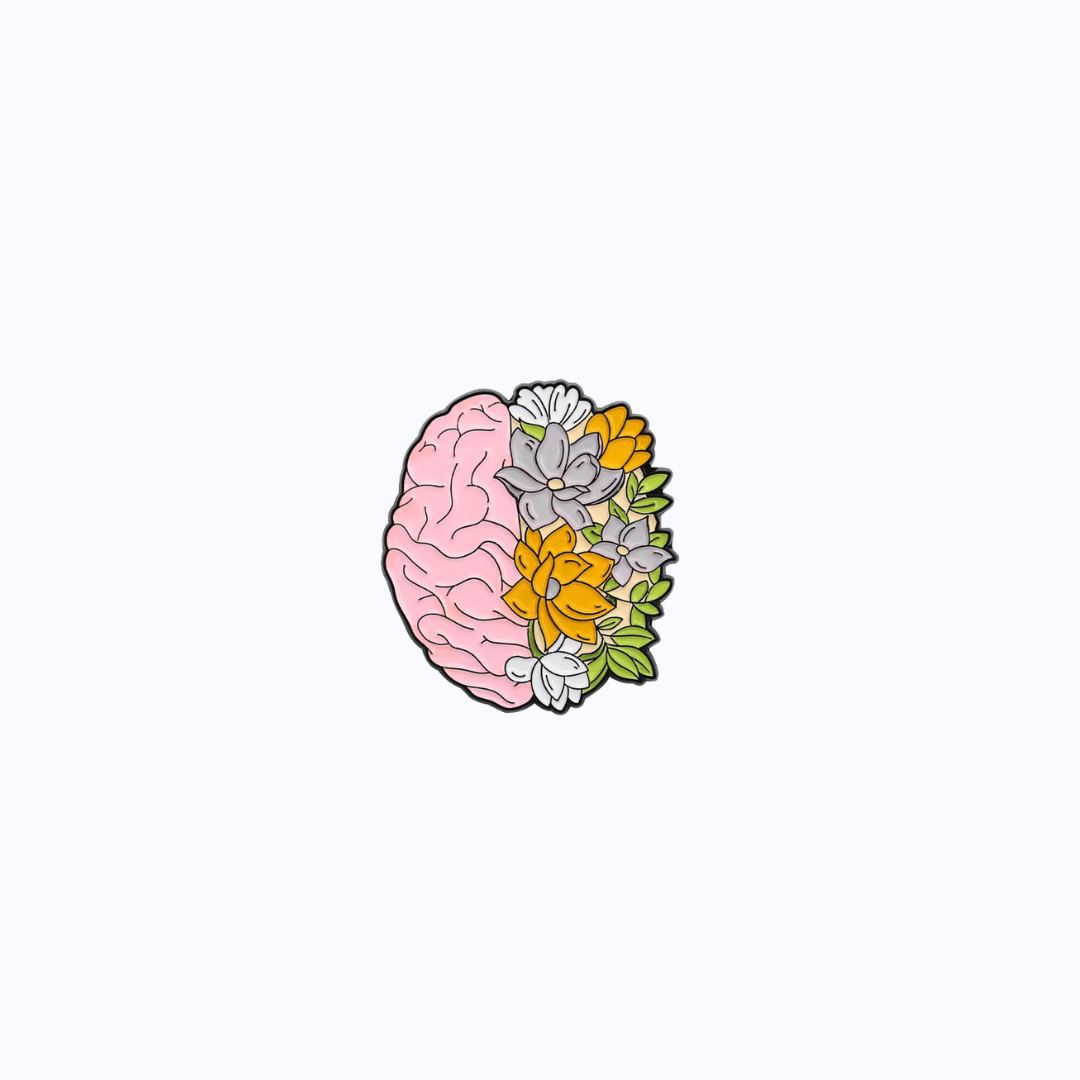 Pin Metálico Neuro Blossom
