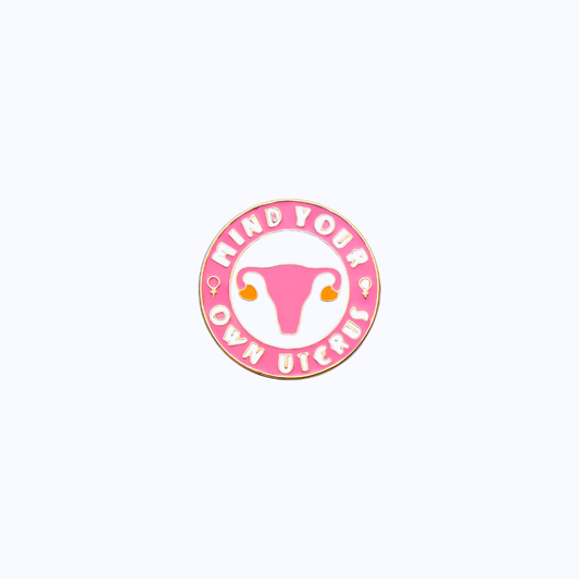 Uterine Love Metal Pin