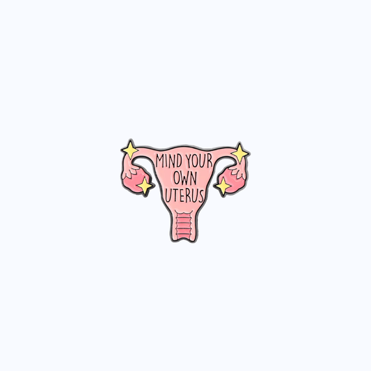 Uterine Love Metal Pin
