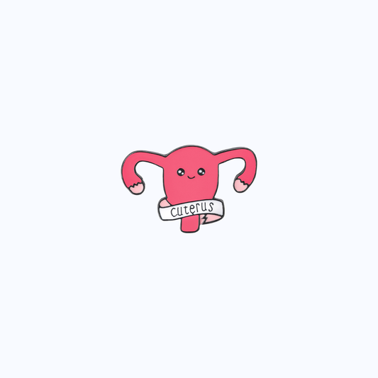 Uterine Love Metal Pin
