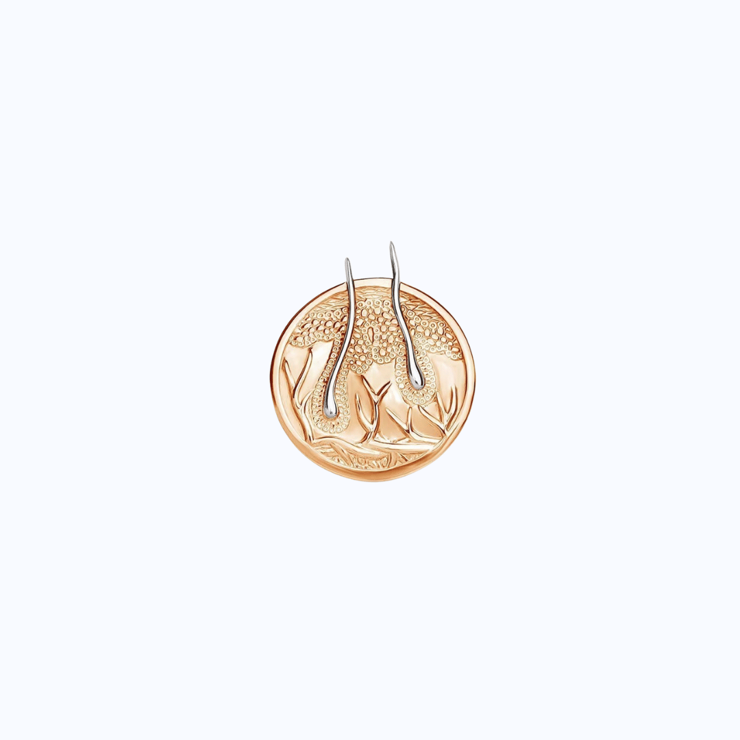 Pin Metálico Folículo Piloso