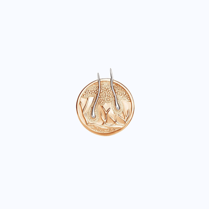 Metal Coffin Skeleton Pin