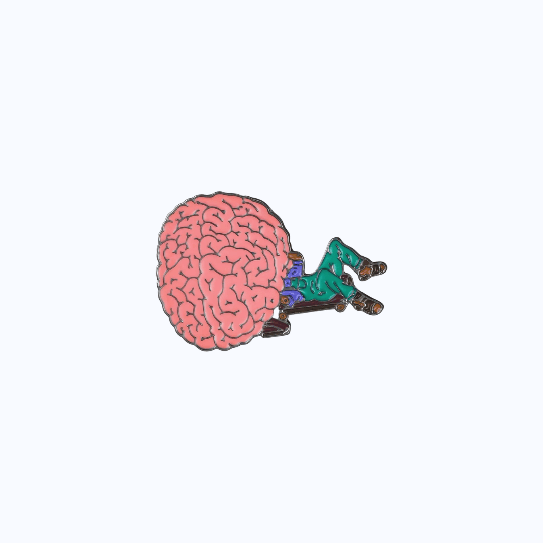 Pin Metálico Brain Break