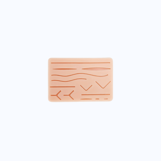 Small Silicone Suture Practice Pad with Pre-cut Wounds