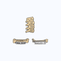 Set de Pines Metálicos x4unds Ortho Humor Pack