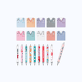 Set de Papelería Médica Bolígrafos y Notas Adhesivas Forma Scrub