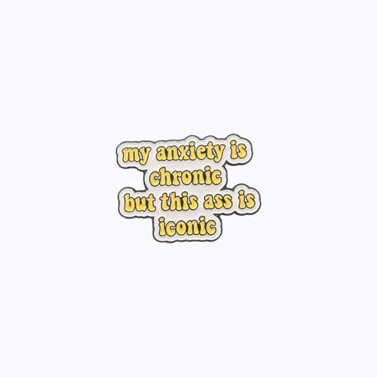 Metallic Brain Base Anatomy Pin