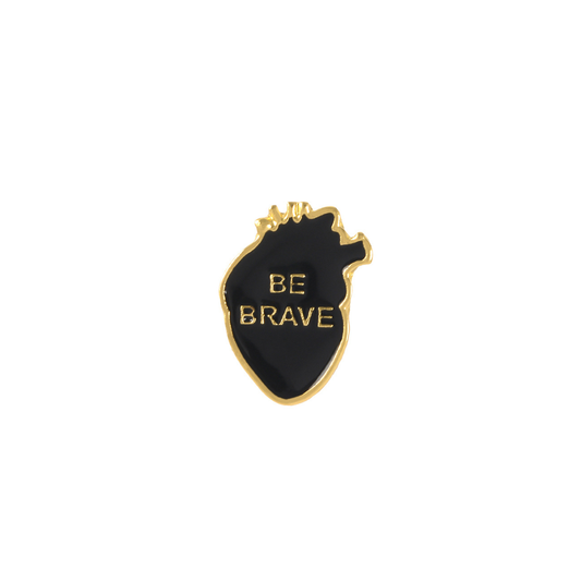 Brave Heart Metal Pin