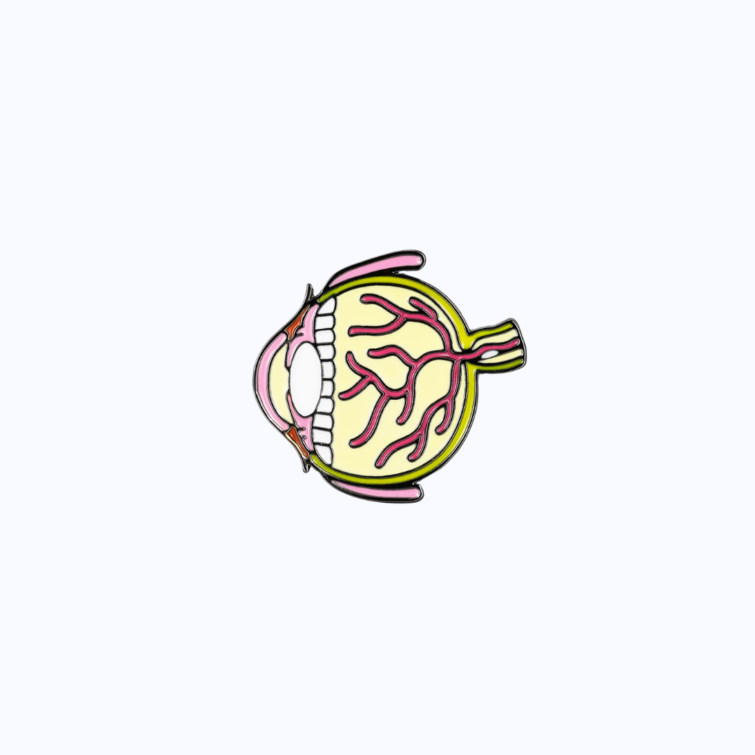 Retina Bloom Ocular Anatomy Metal Pin