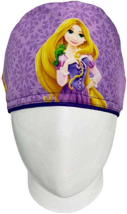 Gorro Quirúrgico Mujer y Portacarnet Rapunzel Morada - gorro antifluido para mujer Doctools - foto 3