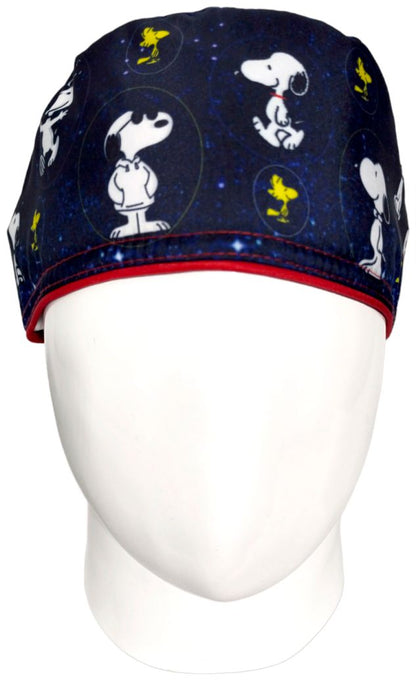 Gorro Quirúrgico Mujer y Portacarnet Snoopy Azul - gorro antifluido para mujer Doctools - foto 3