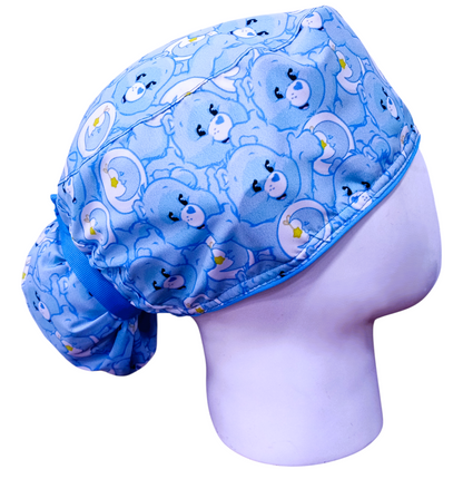 Gorro Quirúrgico Mujer y Portacarnet Sueñosito Bears - gorro antifluido para mujer Doctools - foto 2