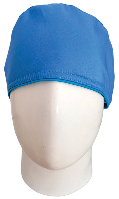 Gorro Quirúrgico Mujer y Portacarnet Unicolor Azul Claro - gorro antifluido para mujer Doctools - foto 3