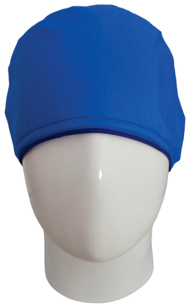 Gorro Quirúrgico Mujer y Portacarnet Unicolor Azul Rey - gorro antifluido para mujer Doctools - foto 3