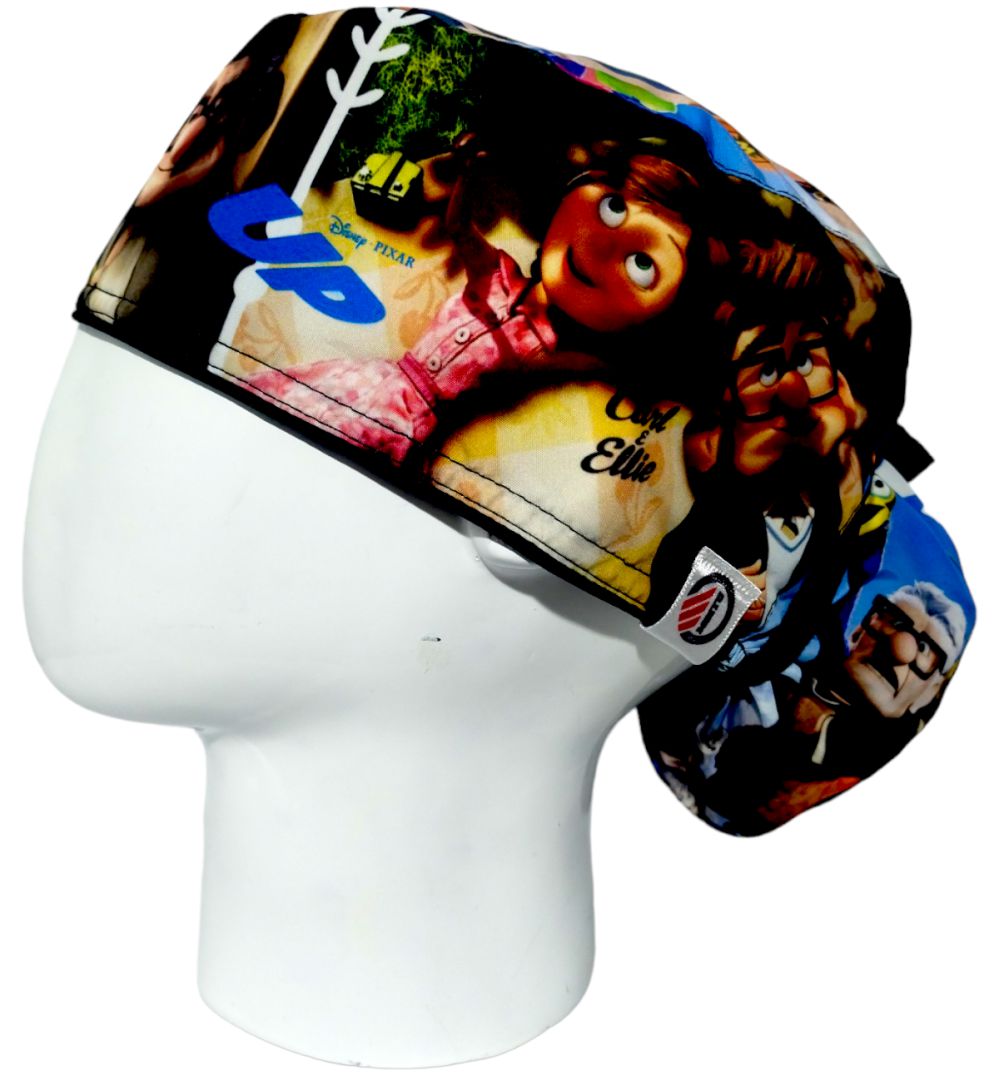 Gorro Quirúrgico Mujer y Portacarnet Up Personajes - gorro antifluido para mujer Doctools - foto 1