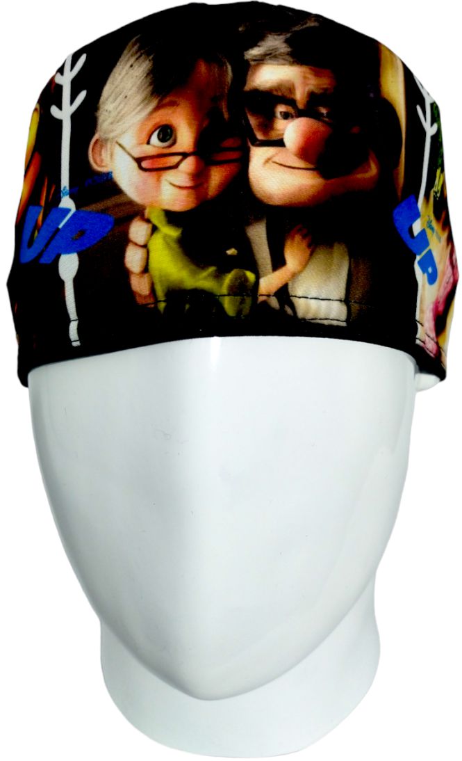 Gorro Quirúrgico Mujer y Portacarnet Up Personajes - gorro antifluido para mujer Doctools - foto 3