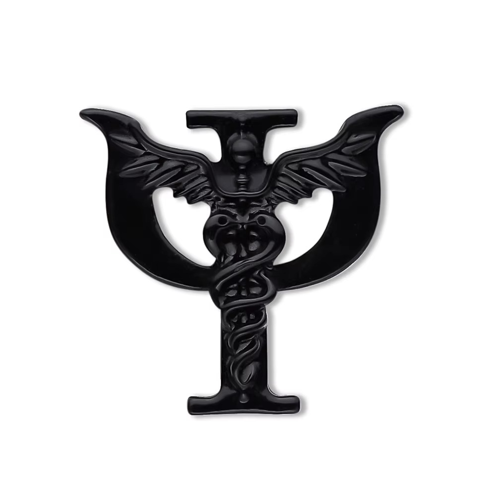 Pin Metálico Psi Caduceus