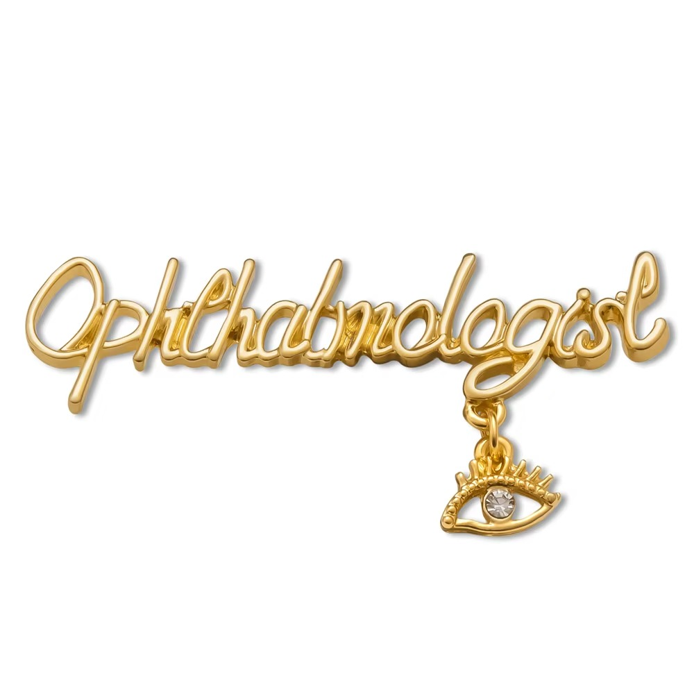 Ophthalmologist Metal Pin