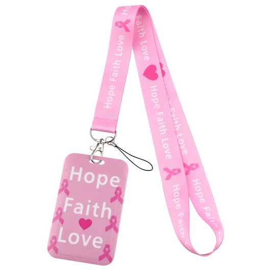 ID holder (Lanyard) Hope Faith Love