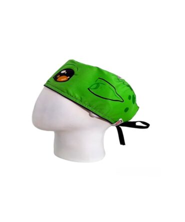 Gorro Quirúrgico Hombre + Lanyard Din Grogu Verde