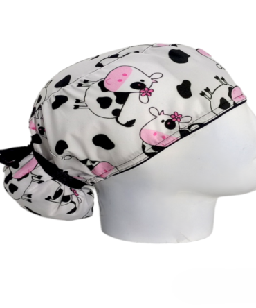 Gorro Quirúrgico Mujer + Lanyard Vaquita