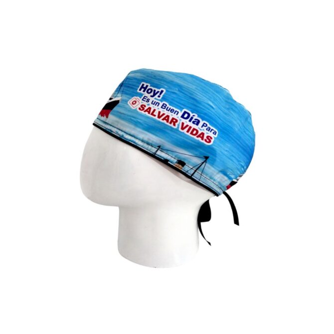 Gorro Quirúrgico Hombre + Lanyard Salvar Vidas