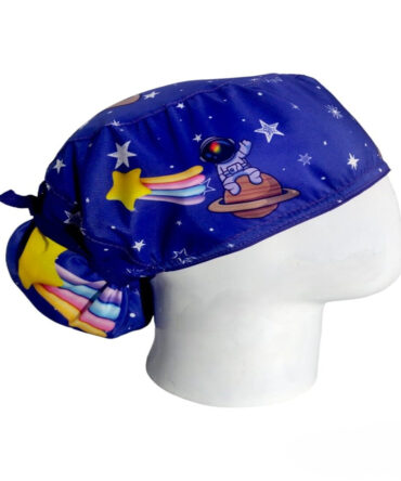 Gorro Quirúrgico Mujer + Lanyard Astronauta