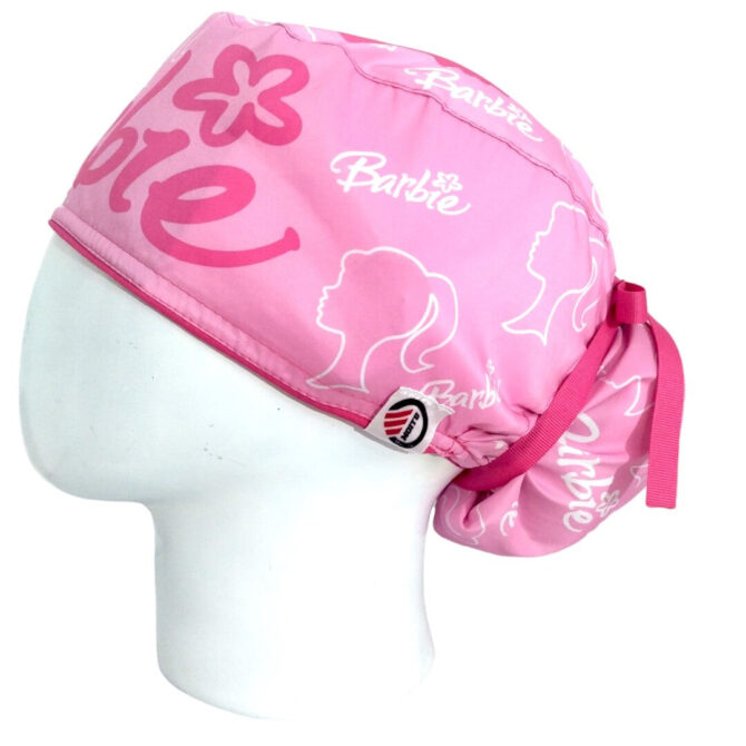 Gorro Quirúrgico Mujer + Lanyard Barbie Flowers