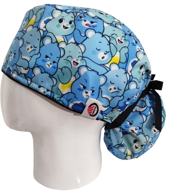 Gorro Quirúrgico Mujer + Lanyard Osito Gruñoncito - Imagen 3