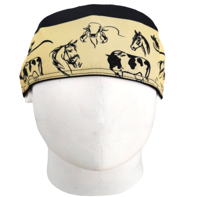 Gorro Quirúrgico Hombre + Lanyard Vacas y Caballos