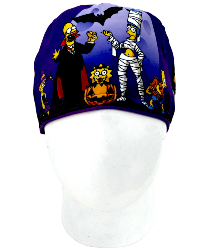 Gorro Quirúrgico + Lanyard Homero Halloween - Imagen 2