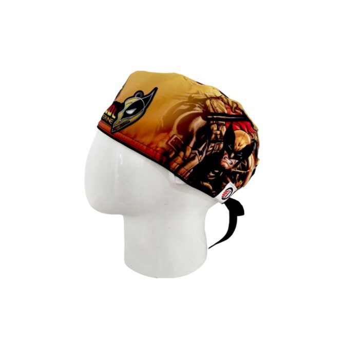 Gorro Quirúrgico Hombre + Lanyard Deadpool & Wolverine