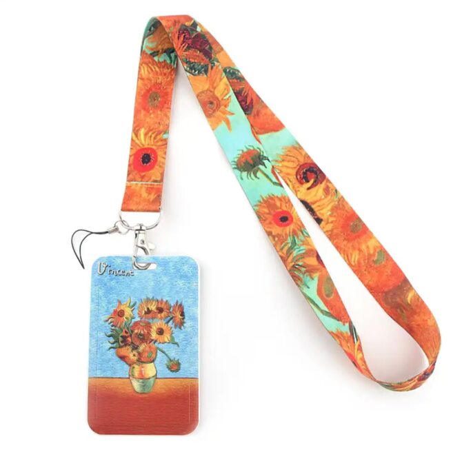 Porta Carnet (Lanyard) Los Girasoles Vincent van Gogh