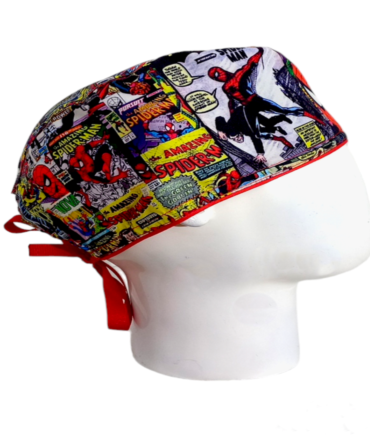 Gorro Quirúrgico Hombre + Lanyard Spider Man: Marvel Comics