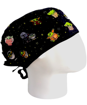 Gorro Quirúrgico Hombre + Lanyard Baby Yoda