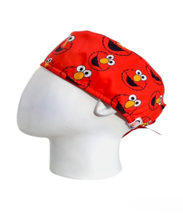 Gorro Quirúrgico Hombre + Lanyard Elmo Rojo