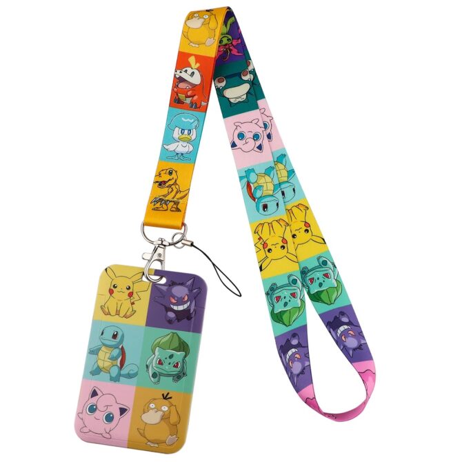 Porta Carnet (Lanyard) Pokemon Personajes